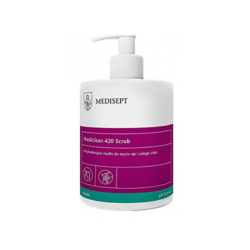 Antybakteryjne mydło w płynie z pompką Scrub 0.5l
